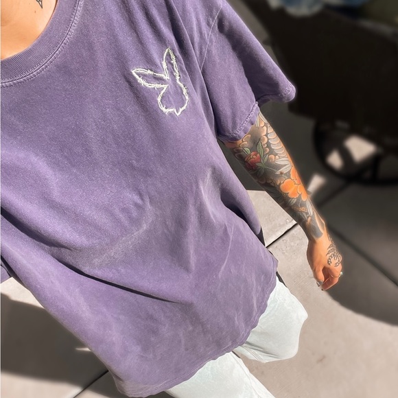 Playboy Embroidered Tee NWT - Picture 4 of 4